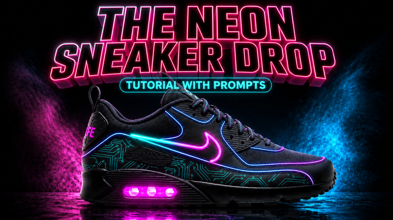 The Neon Sneaker Drop Tutorial